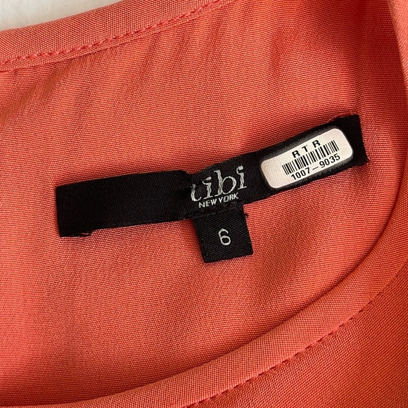 ❤️❤️Tibi SO PRETTY! Coral Silk Dress. Absolutely stunning! - Picture 5 of 8
